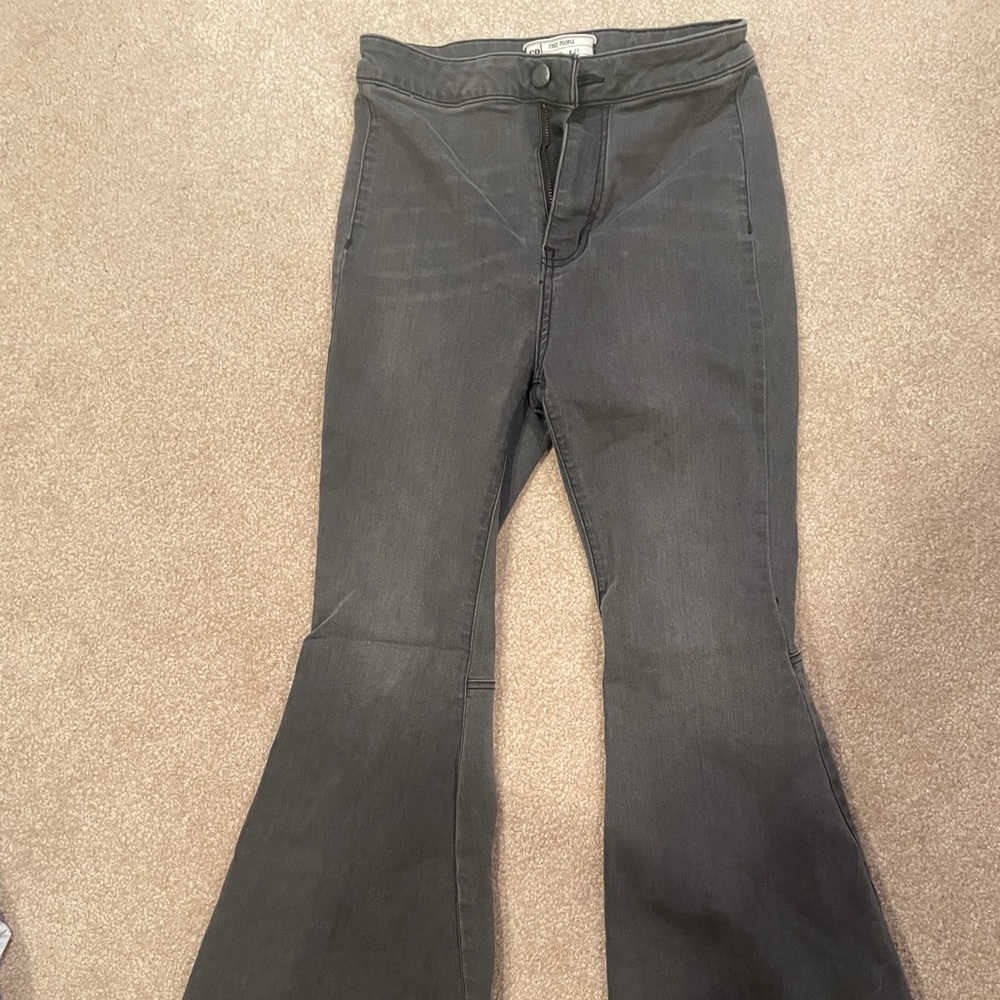 Free People Denim Flares